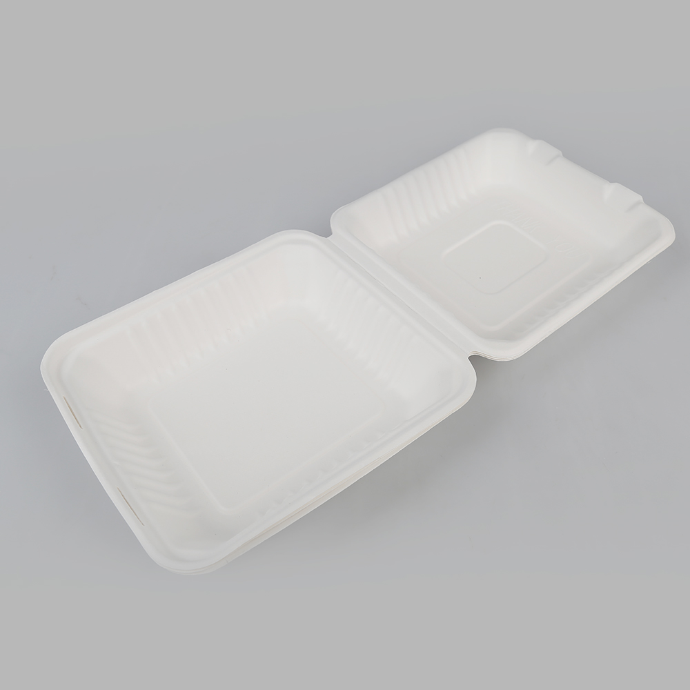 8*8Inch Clamshell Food Container