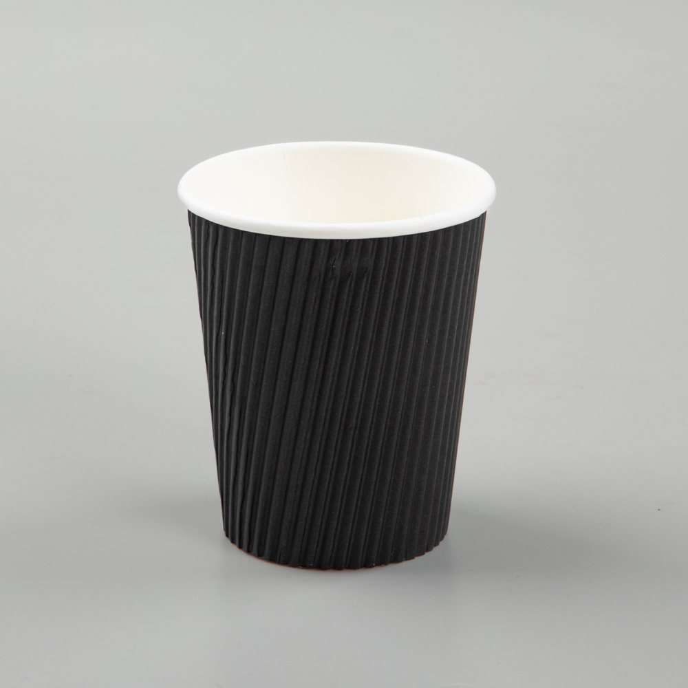 Double-wall 8oz corrugated paper cup