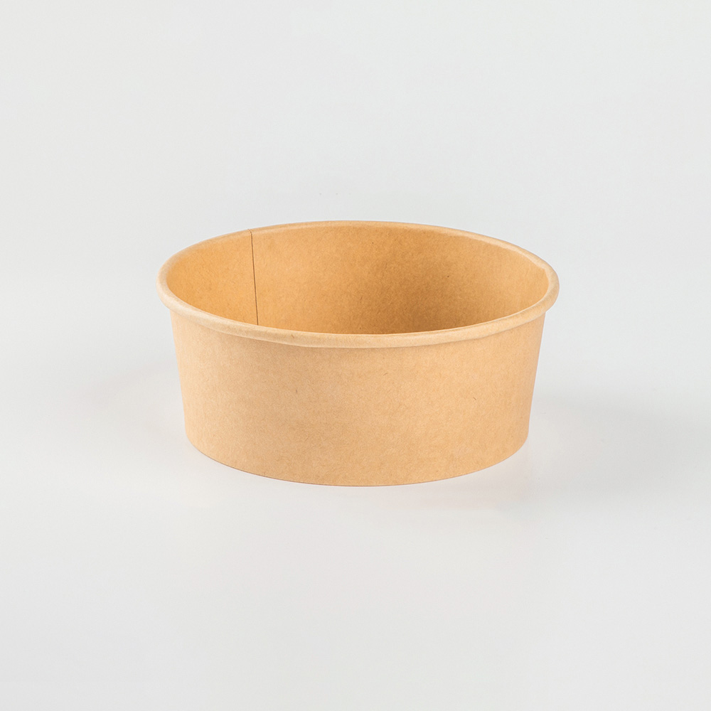 750ml Kraft Paper Bowl Plain Base 150 Caliber